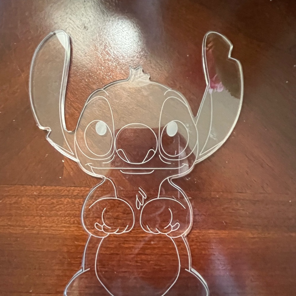 Clear Acrylic Stitch Lamp/light